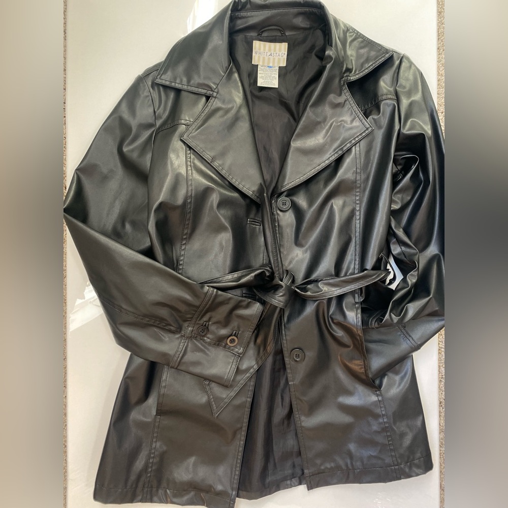 Black Pleather Jacket